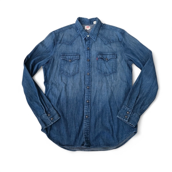 Levi's Other - Levi’s Denim Western Shirt Men’s large